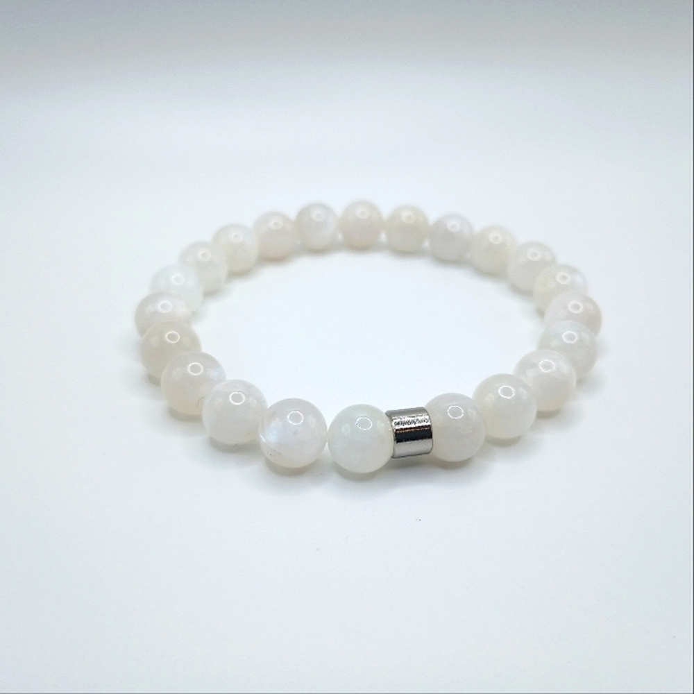 Moonstone | Minimalist Healing Crystal Beaded Bracelet